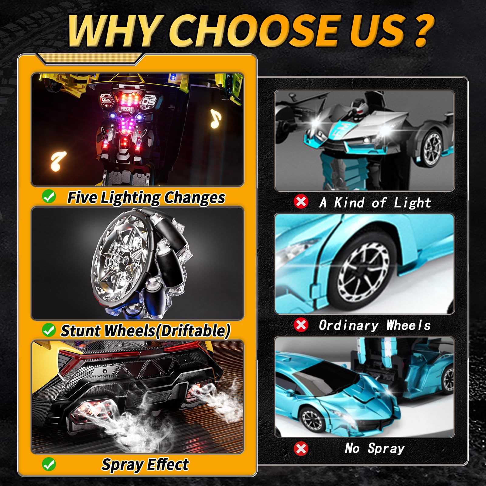 Uregoio Transform RC Car gesture control for easy interactive steering.