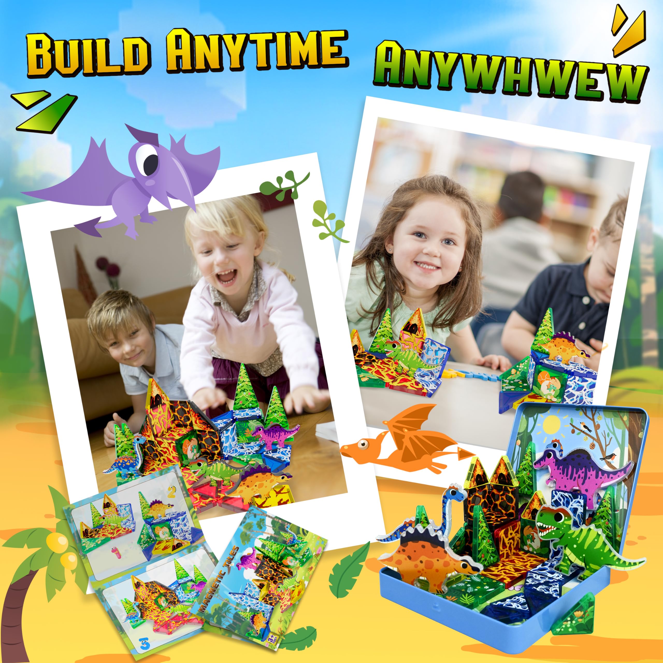 URRLUNA gift for dinosaur lovers and young builders