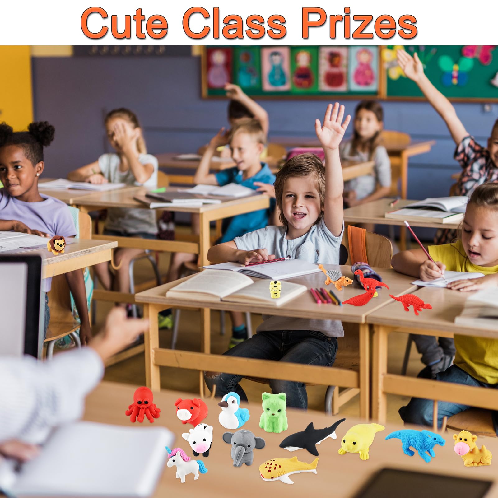 URSKYTOUS bear eraser adds playful charm to pencil cases and prizes