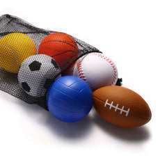 Urspasol mini-foam balls in mesh bag for easy storage and travel.