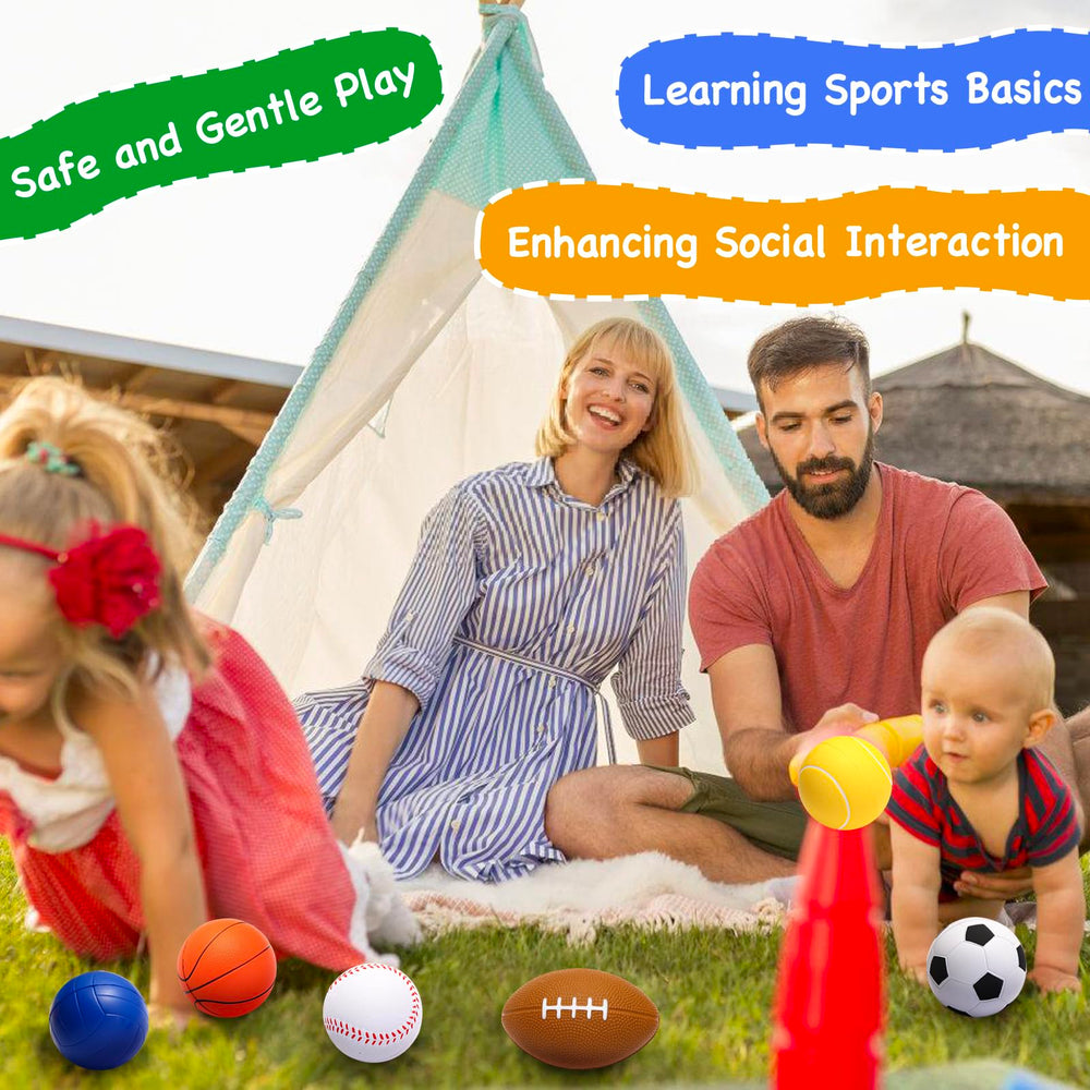 Urspasol foam soccer ball promotes safe indoor and outdoor play.