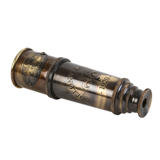 US HANDICRAFTS 1920 Marine Telescope extended-15in shows authentic reach for maritime displays.