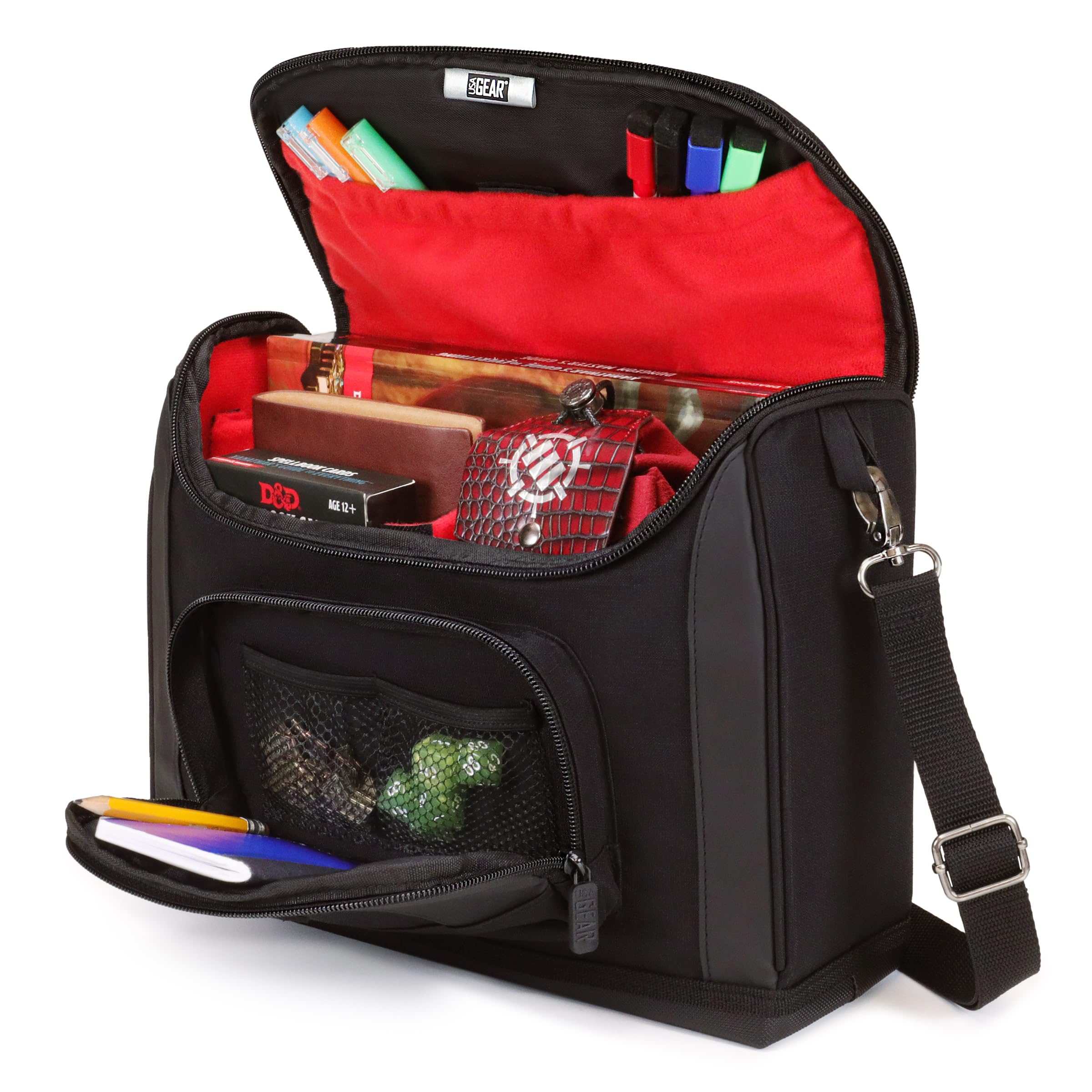 USA Gear compact travel bag front view for easy RPG gear transport