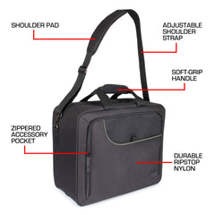 USA Gear XL MTG Deck Box durable zipper for reliable closure