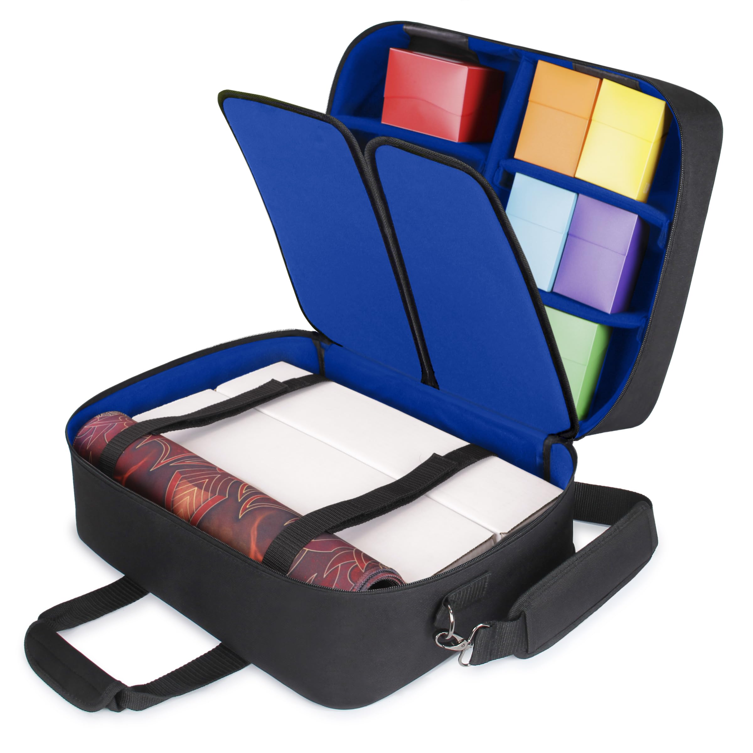 USA Gear XL deck box bag with padded shoulder strap for comfortable transport between events