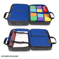 USA Gear XL spacious-design holds decks and large boxes securely during travel