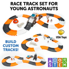 USA Toyz Galactic Race Tracks tunnels, bridge, and intersection features
