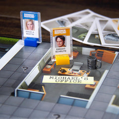 USAOPOLY CLUE character role cards supporting storytelling play.