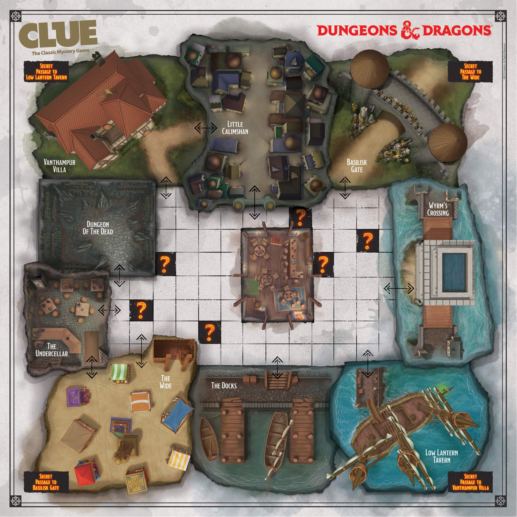 USAOPOLY Clue D&D Lulu figurine adds character depth for deduction rounds.
