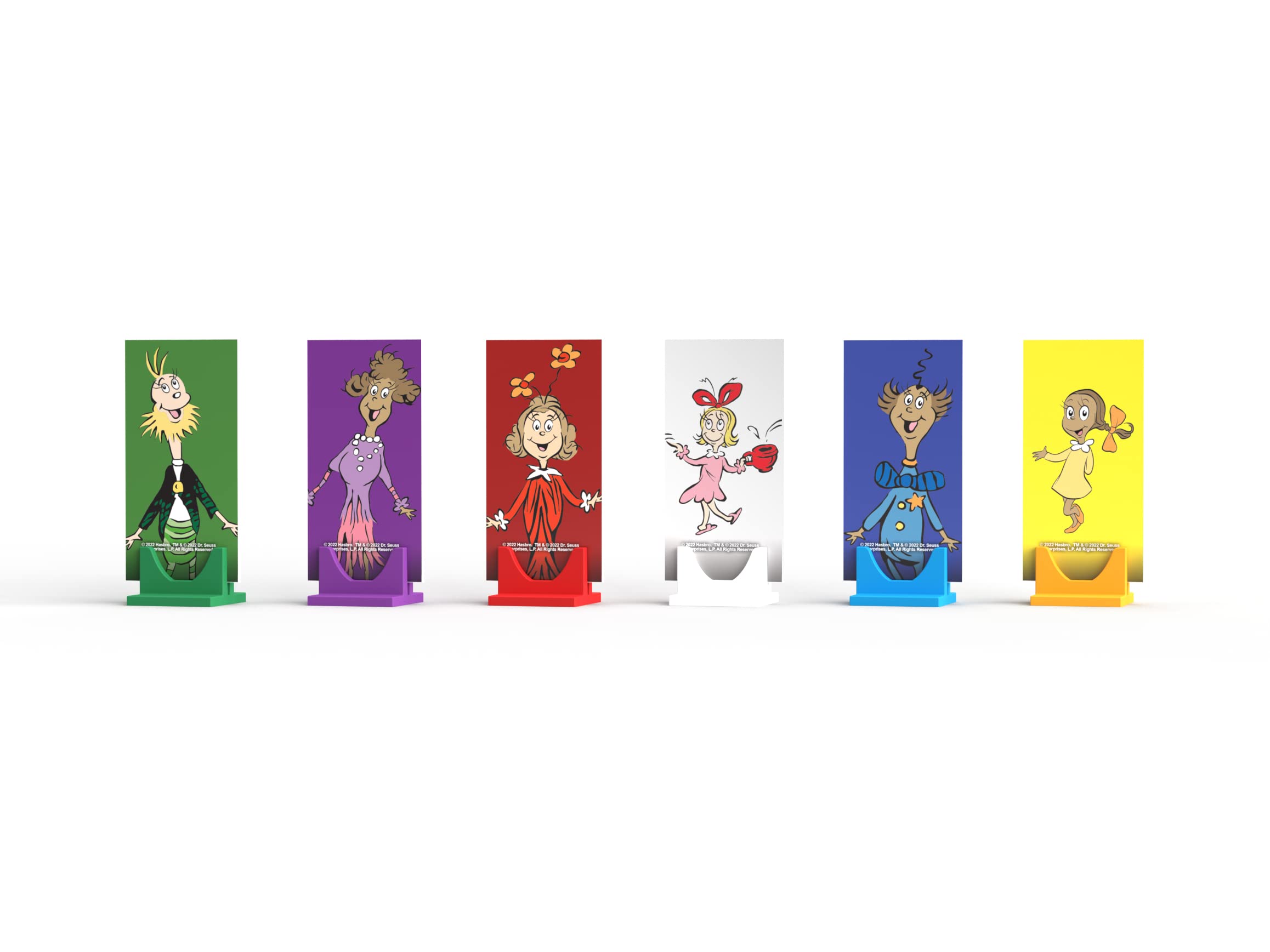 USAOPOLY Clue The Grinch player pieces ready for mystery rounds
