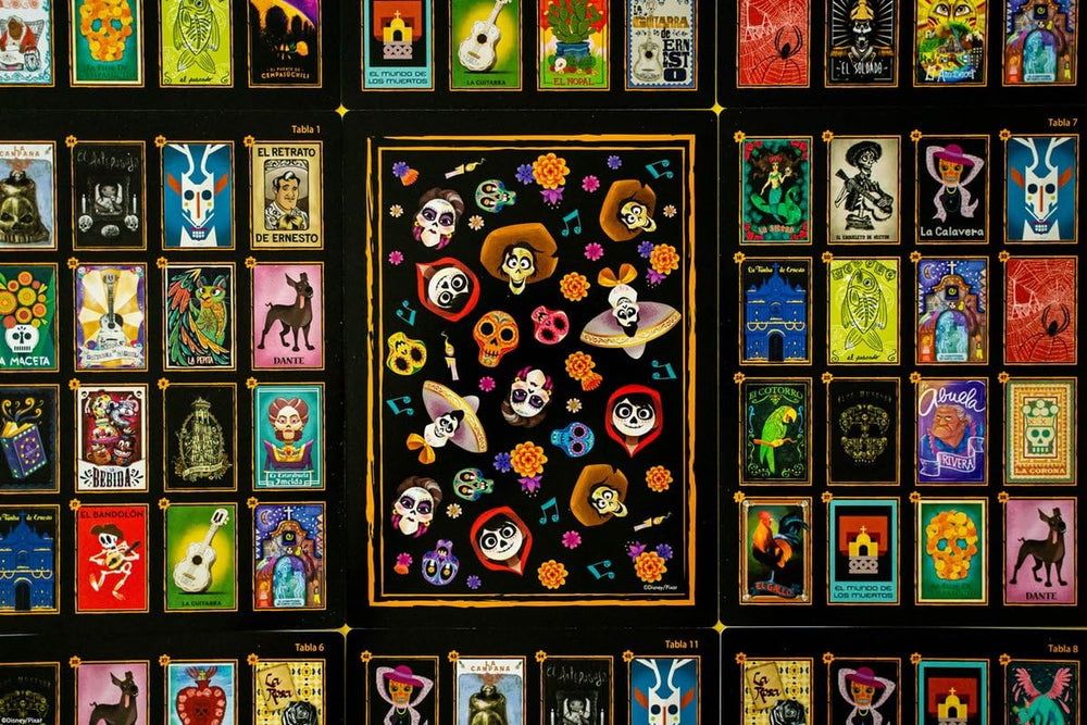 USAOPOLY Disney Pixar Coco art collection brings cinematic energy to game night