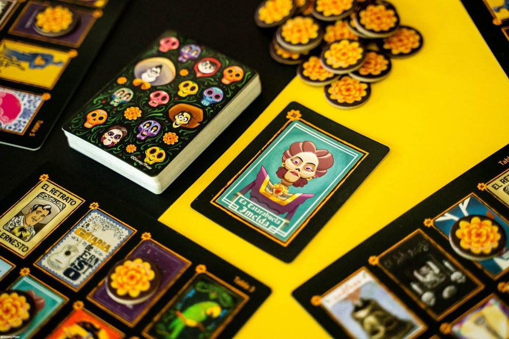 USAOPOLY Coco Remember Me box presents a sturdy, ready-to-gift package
