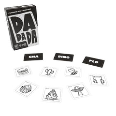 USAOPOLY Dadada cards and icons featured for creative wordplay.