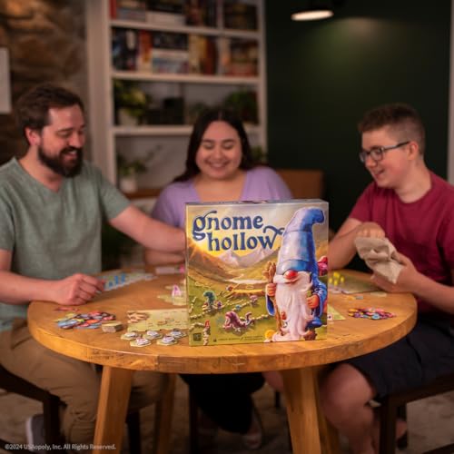 USAOPOLY Gnome Hollow mushrooms and rings in a lush garden scene