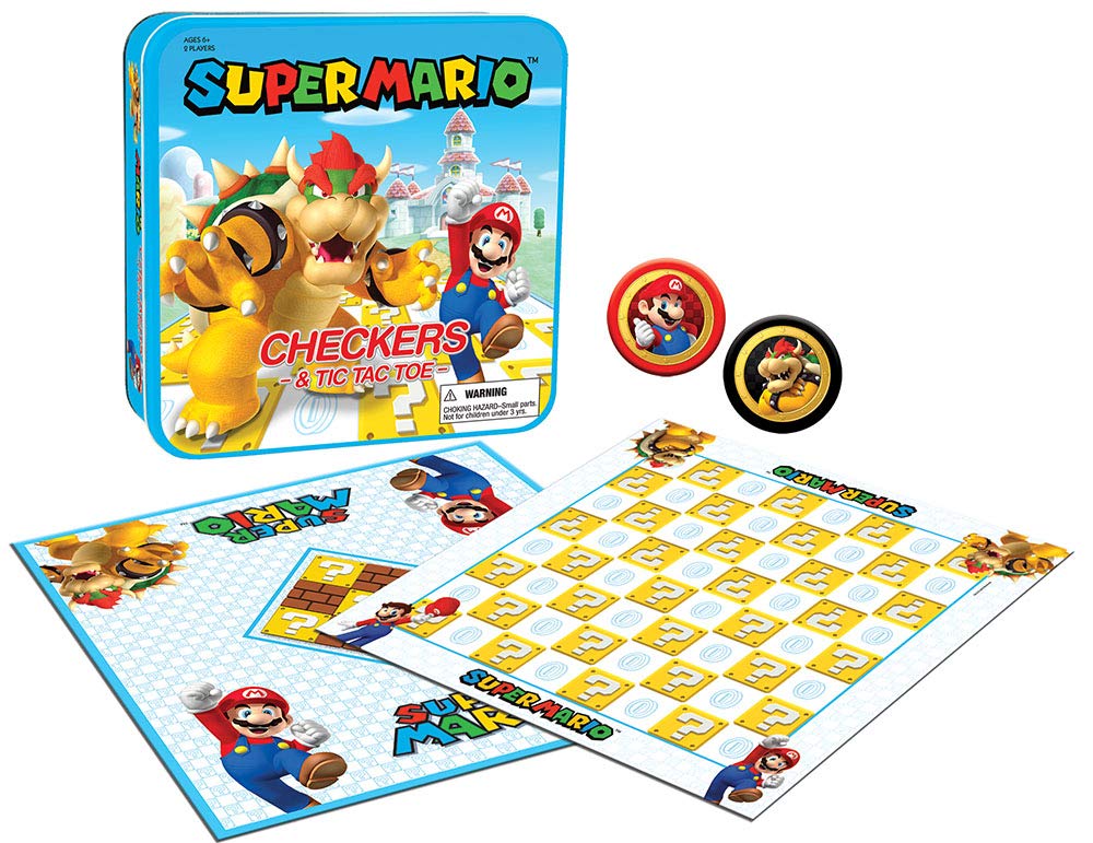 USAOPOLY Mario checker piece ready for play.