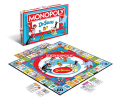USAOPOLY Monopoly Dr. Seuss tokens feature six whimsical pieces for interactive play.