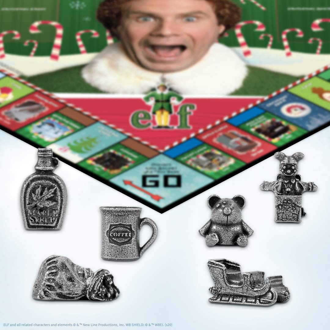 USAOPOLY Monopoly Elf token polar bear cub for playful turns