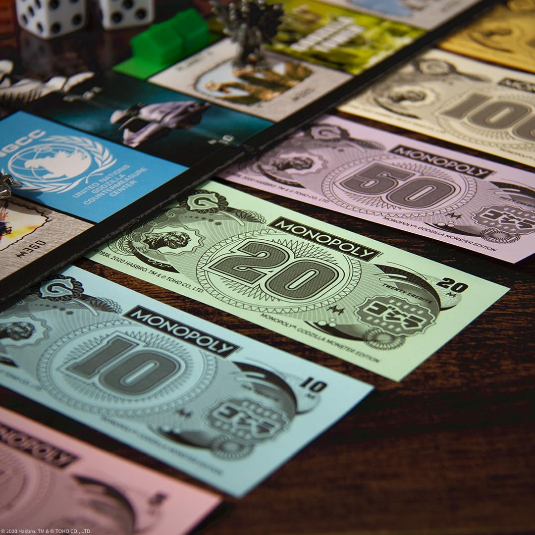 USAOPOLY Minilla token, cute collectible charm for fans.