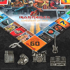 USAOPOLY Iron Maiden Nicko’s drum kit token ready to roll.