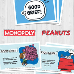 USAOPOLY Monopoly Peanuts bird nests and dog houses as charming property substitutes