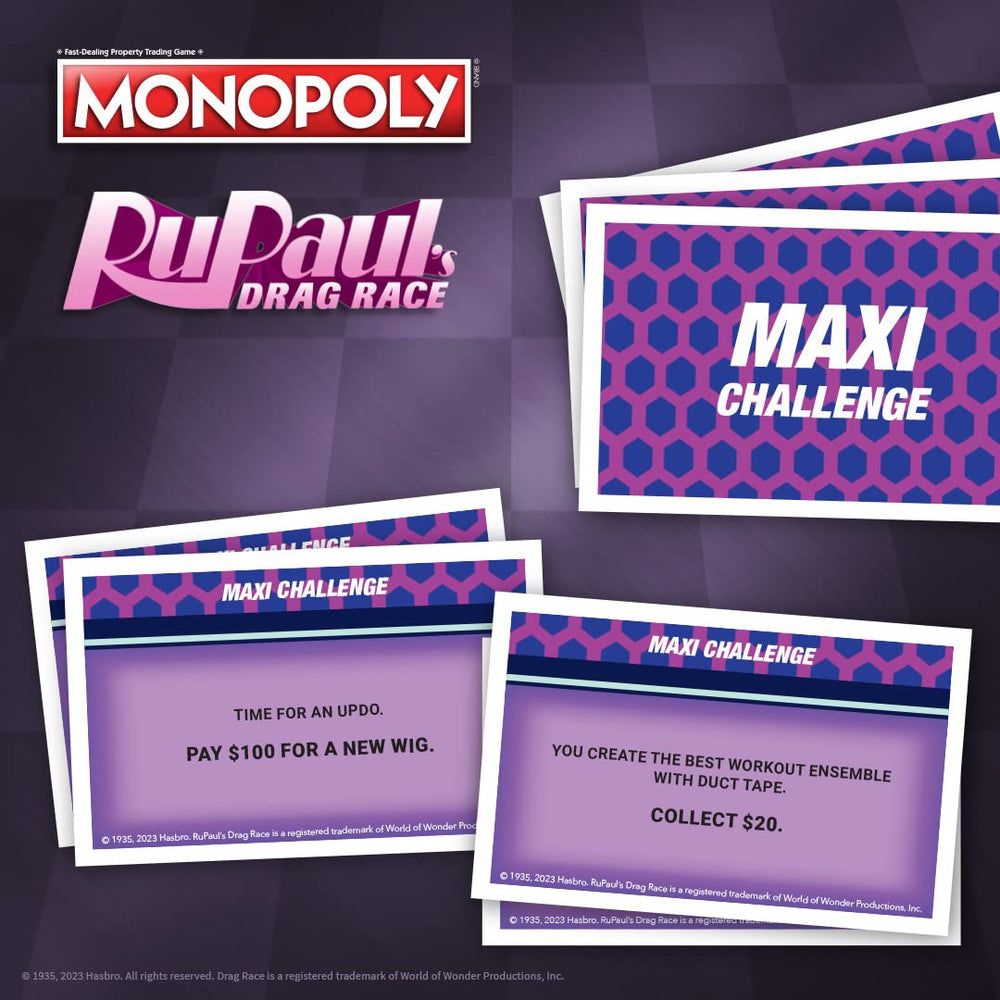 USAOPOLY Monopoly RuPaul’s Drag Race token-chocolate-bar adds fun moments to gameplay.