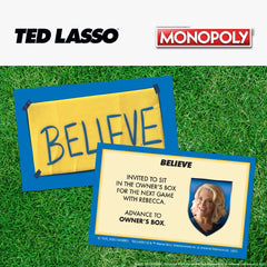 USAOPOLY Ted Lasso Keeleys Flat token adds show-worthy detail to board.