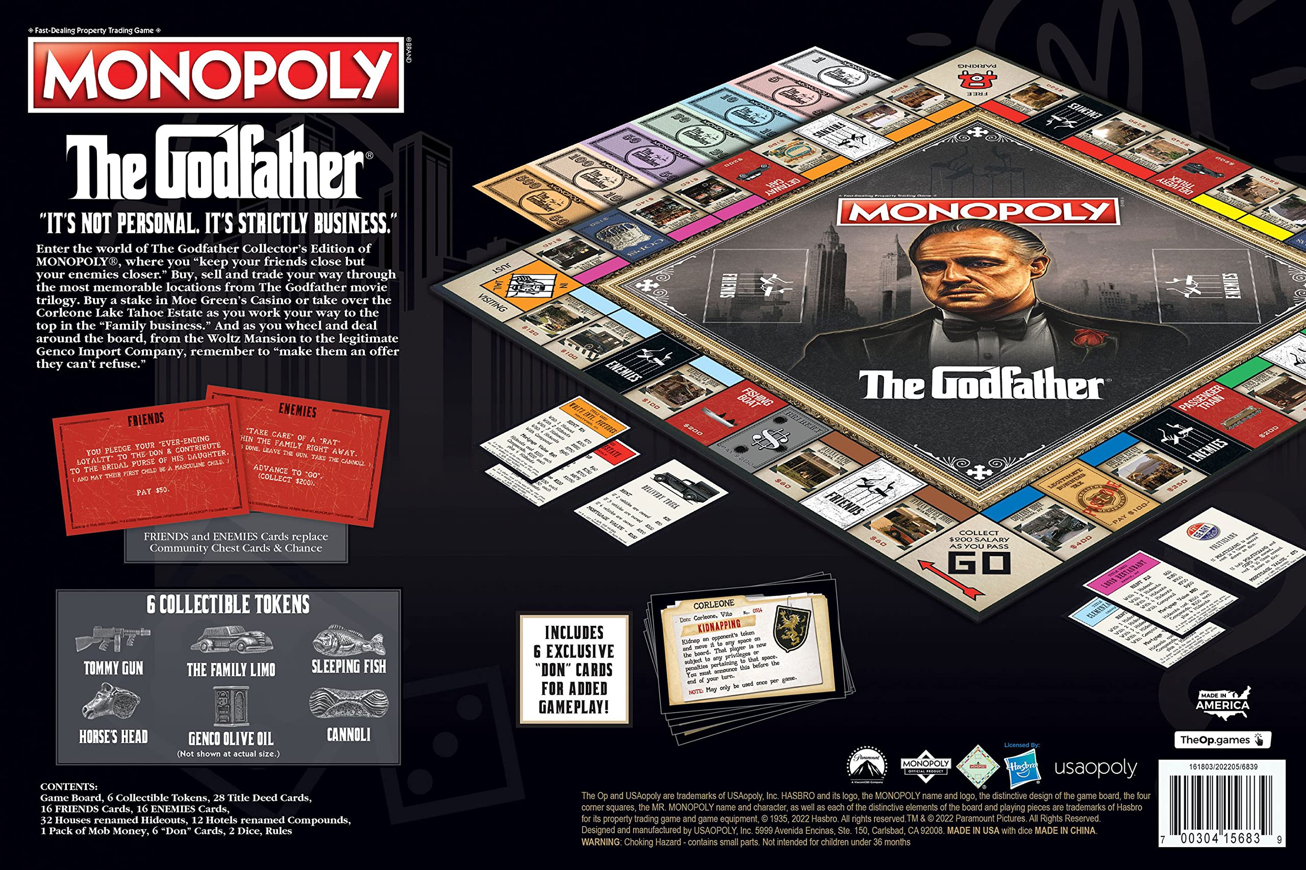 The Godfather edition suits fans and collectors seeking nostalgia and social fun.