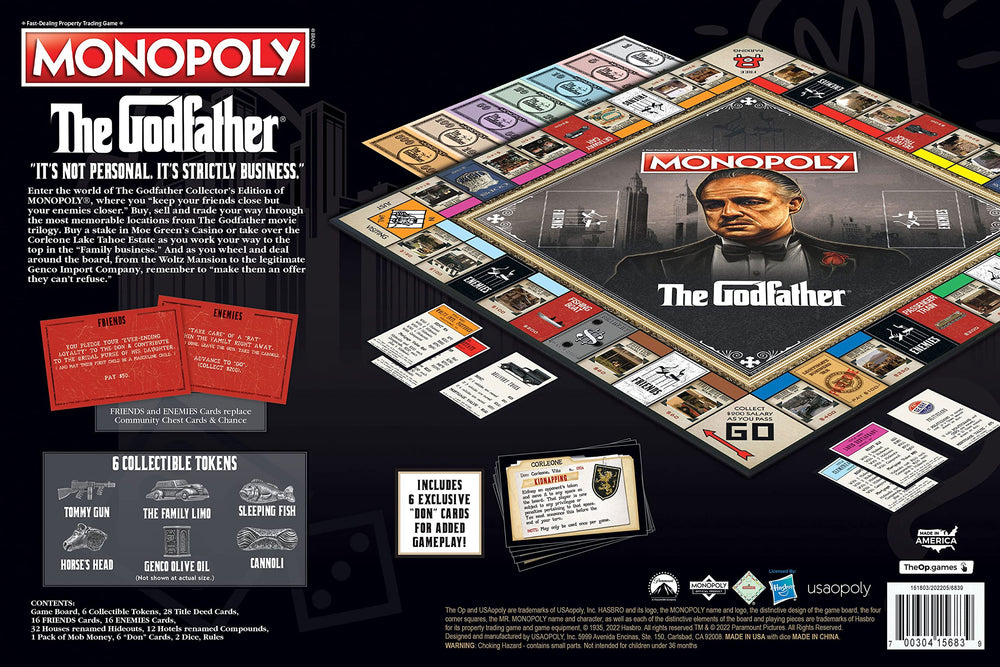The Godfather edition suits fans and collectors seeking nostalgia and social fun.
