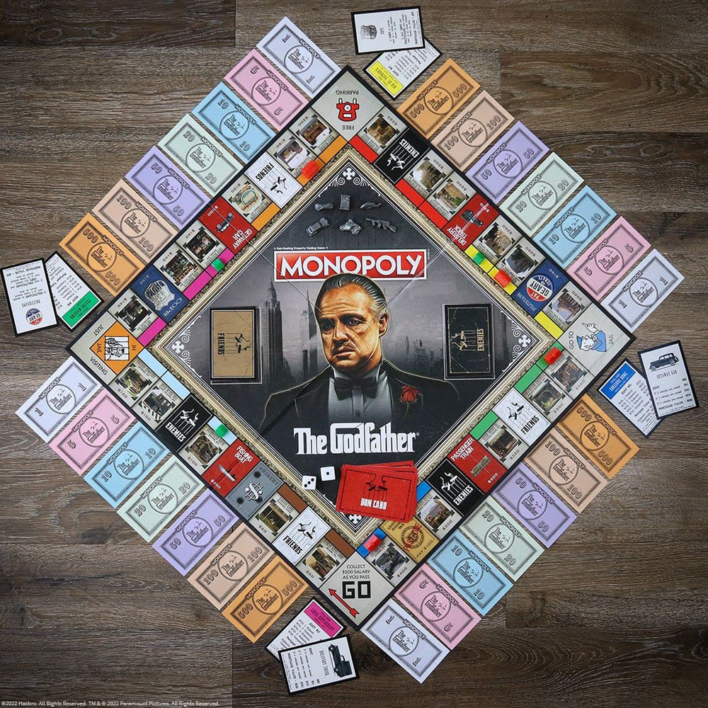 Game board showing iconic locations for immersive negotiation and strategic planning.