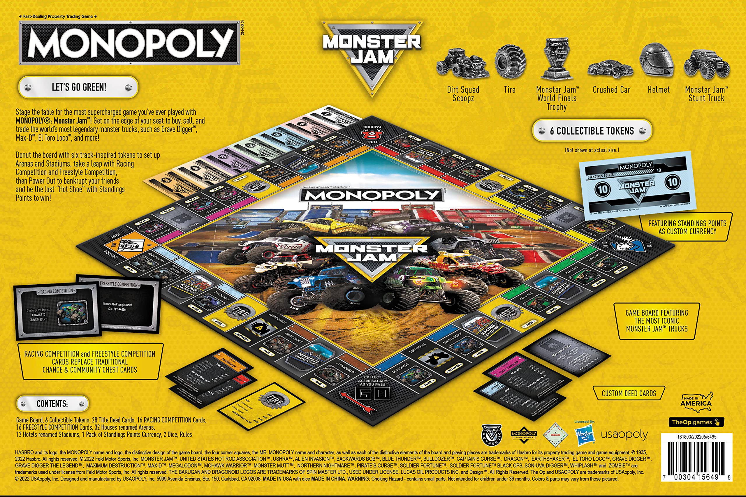 Monster Jam licensing and artwork enrich the gaming experience