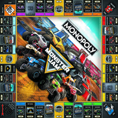 Arenas and Stadium spaces in Monster Jam Monopoly support strategic building