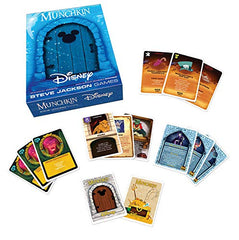 USAOPOLY Munchkin Disney card game role cards showcase character variety