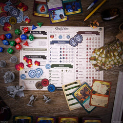 USAOPOLY Quests of Yore Barley’s Edition advanced player's guide for deeper play