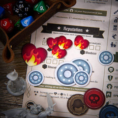 USAOPOLY Quests of Yore Barley’s Edition adversary tokens for dynamic challenges