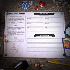 USAOPOLY Quests of Yore Barley’s Edition grit tokens for character moments