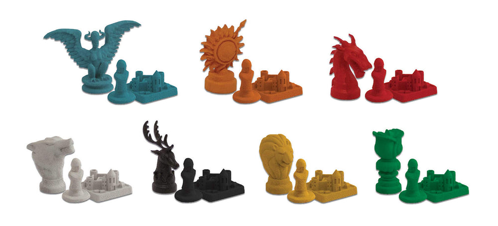 USAOPOLY Risk Game of Thrones Edition seven noble house armies with sculpted designs