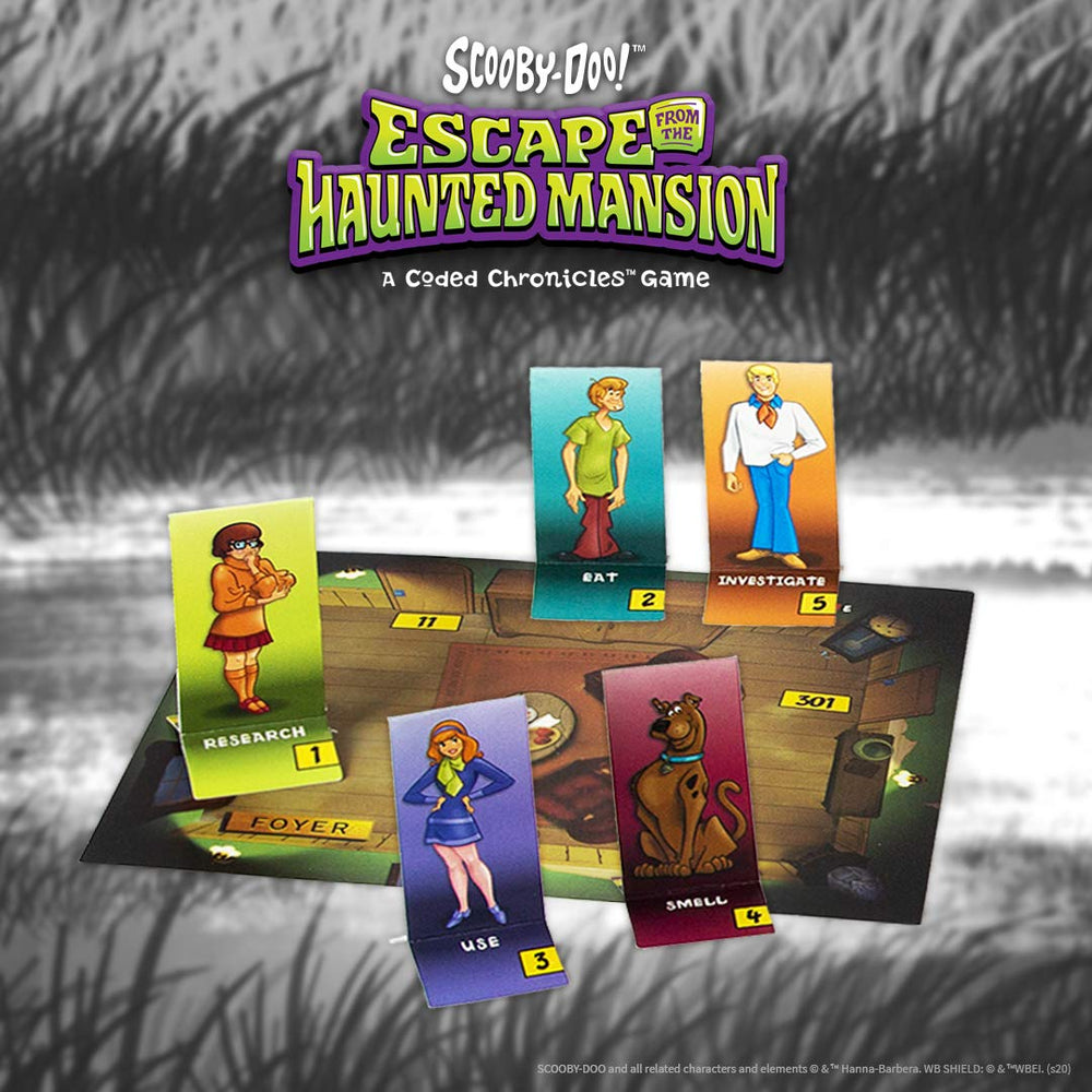 USAopoly Scooby-Doo Escape from the Haunted Mansion clue cards enhance problem solving