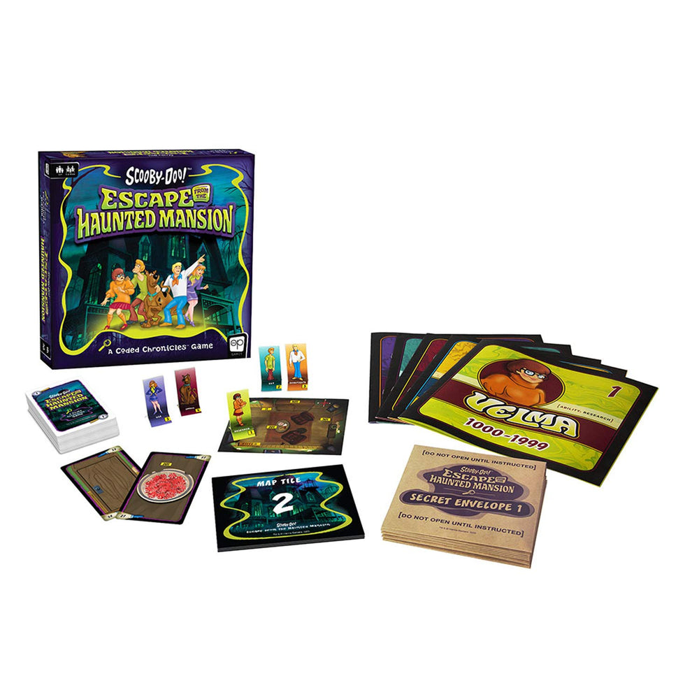 USAopoly Scooby-Doo Escape from the Haunted Mansion characters figurines boost team play