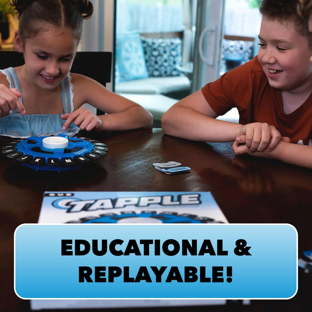 USAOPOLY TAPPLE quick round play demonstrating rapid thinking
