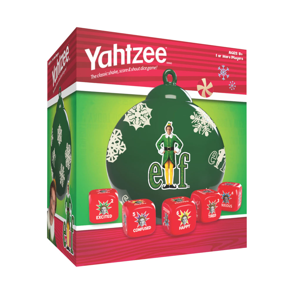 USAOPOLY Yahtzee Elf Edition cup ornament adds festive decor and storage