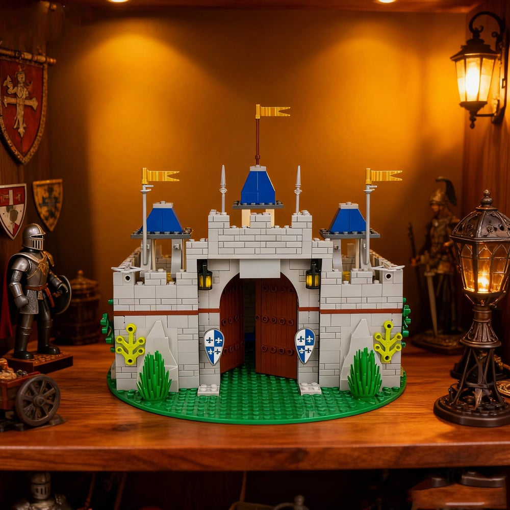 Usoway castle bricks close-up showing quality and sturdy fit for long-lasting play.