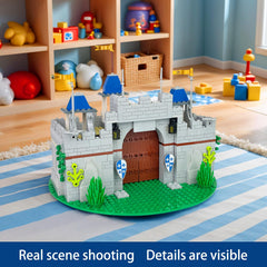 Usoway town-square style set compatible with Lego for expanded play.