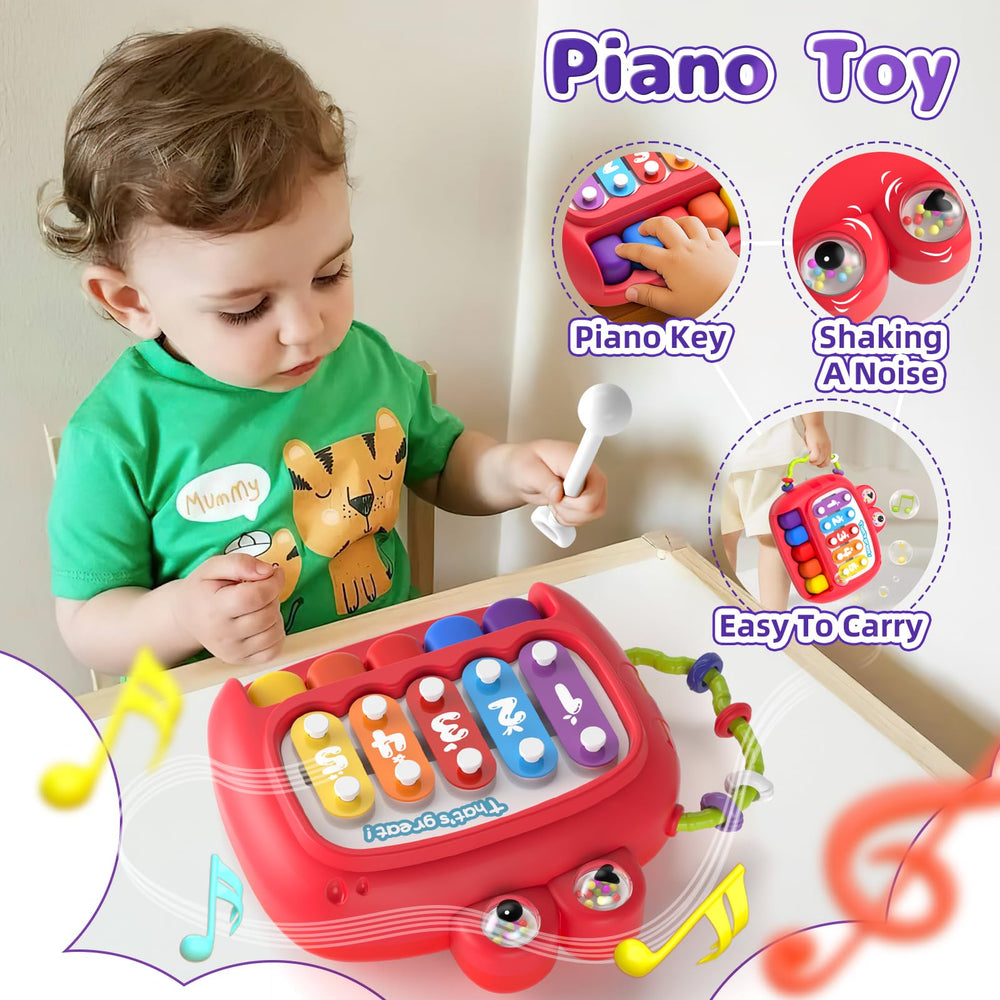 Usrela 5-in-1 elephant music player for rhythm and interaction