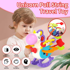 usrela busy cube with six play modes stimulates grip and coordination.