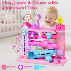 Ussybaby hammer-mode animal friends encourages interactive play and fine motor skills.