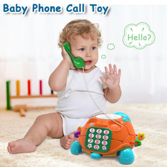 Ussybaby turtle toy displaying drum sounds for fine motor feedback.