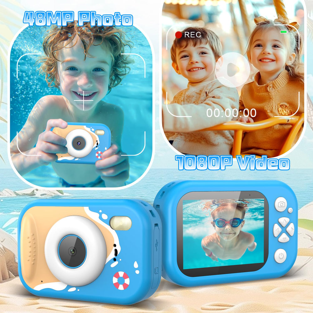 Usteetic kids camera 48MP imaging for vibrant outdoor photos.
