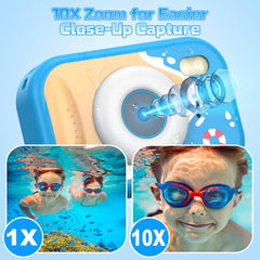 Usteetic kids camera durable ABS material survives playful adventures.