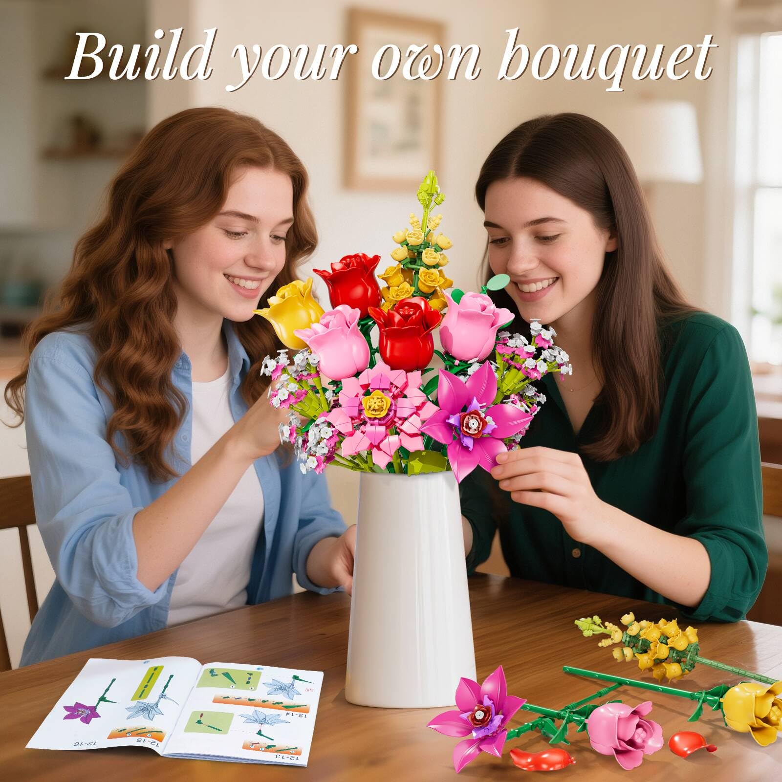 Utubttor yellow rose bouquet blocks add sunny color to any space