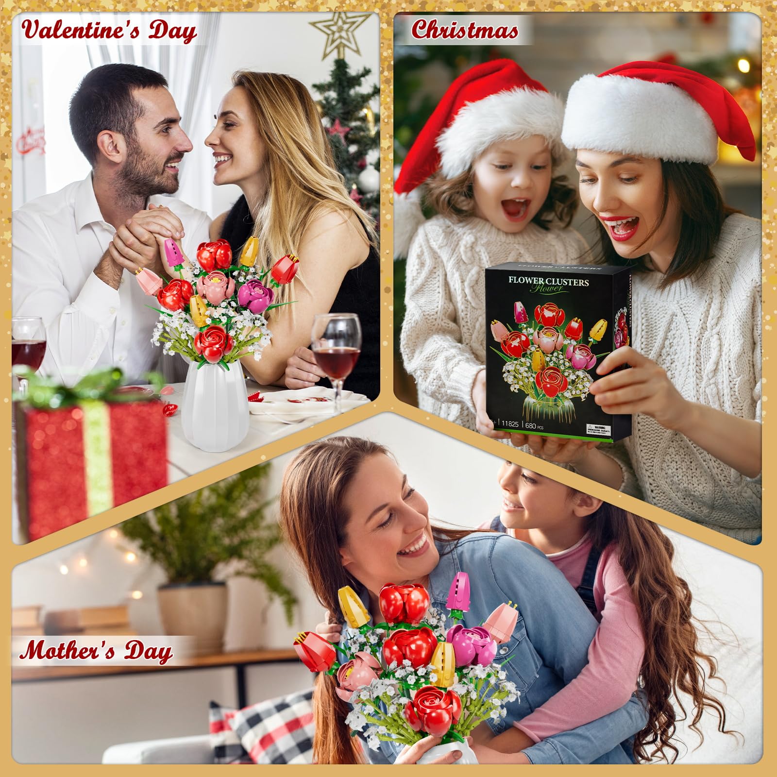 Utbttor vase-less bouquet decor that requires no watering or maintenance.